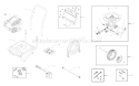 Page A Diagram and Parts List for  Briggs and Stratton Pressure Washer